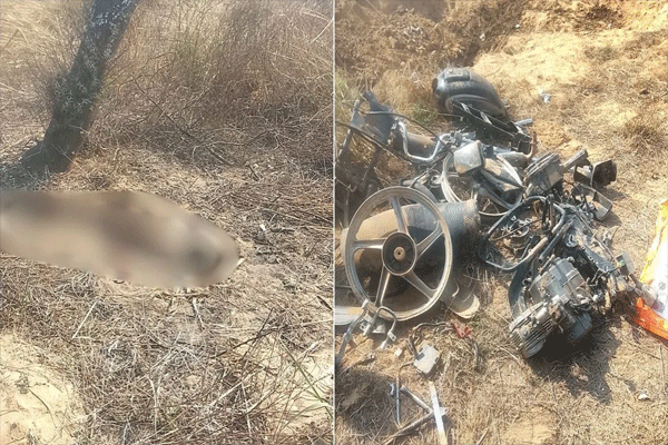 धक्कादायक! मातीमध्ये सापडला मुलीचा सांगाडा, मोटरसायकलचे भागही दफन