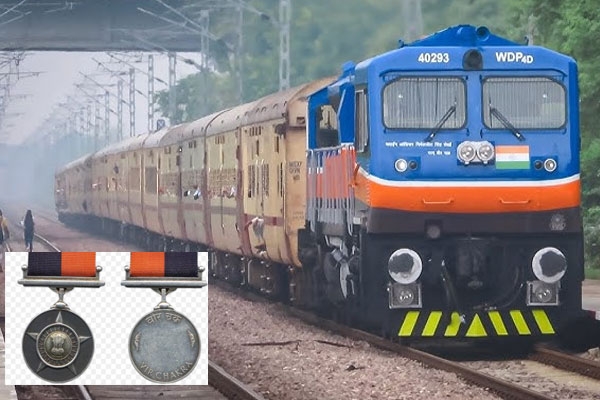 Bravery Medal and Free Train Travel