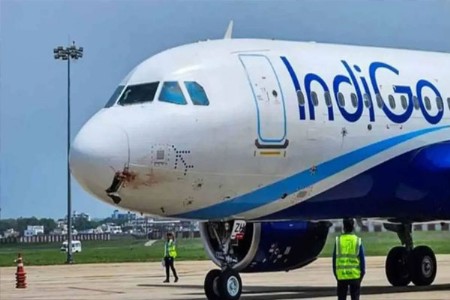इंडिगो विमानाची आपत्कालीन लँडिंग