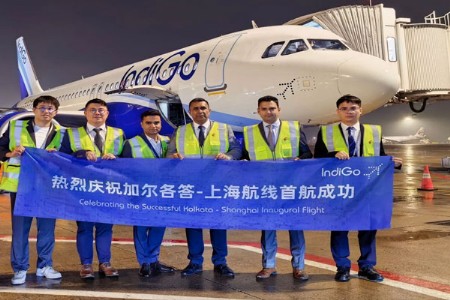 शांघाय-कोलकाता थेट विमानसेवा सुरू