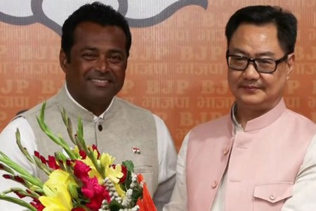 माजी टेनिसपटू लिएंडर पेस भाजपामध्ये दाखल