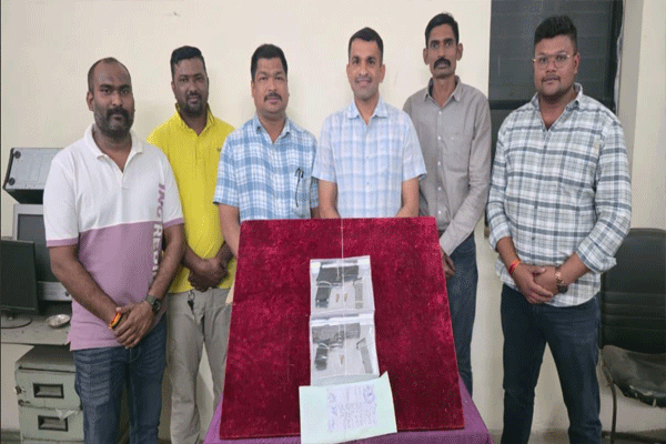दाेन पिस्तुलांसह अवैध शस्त्रसाठा जप्त