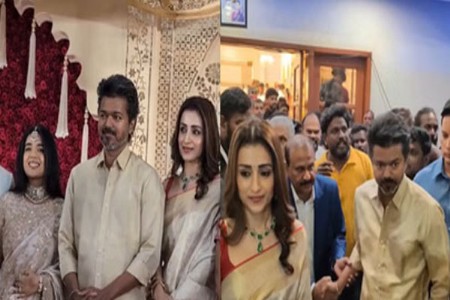 पत्नीच्या आरोपांनंतर एकत्र दिसले विजय-त्रिशा!