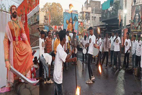 ‘जय भवानी, जय शिवाजी’ने शहर दुमदुमले..!