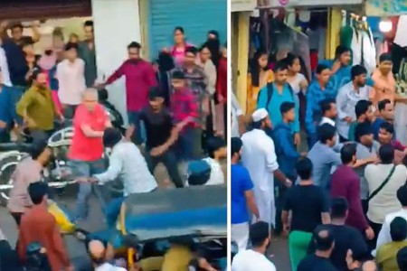 मुंबईत अनधिकृत फेरीवाल्यांचा अधिकाऱ्यांवर हल्ला!