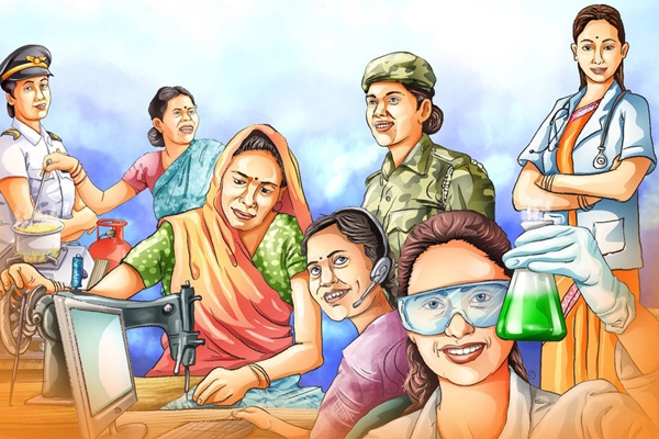 महिलांचे विकसित भारतासाठी योगदान