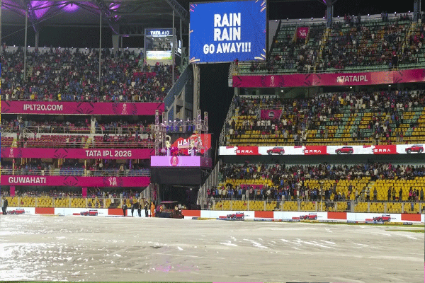 RR vs RCB : गुवाहाटीमध्ये पावसामुळे होणार सामना रद्द?