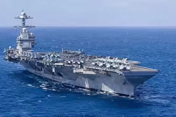 American warship 