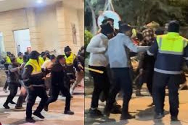 Violent agitation in Greater Noida