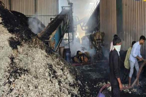 Wani cotton gin fire