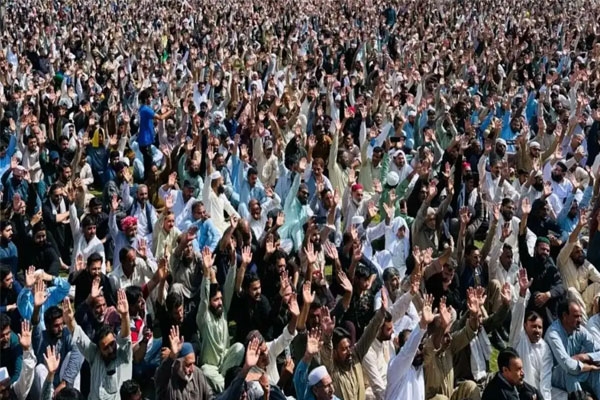 Pakistan farmers protest,