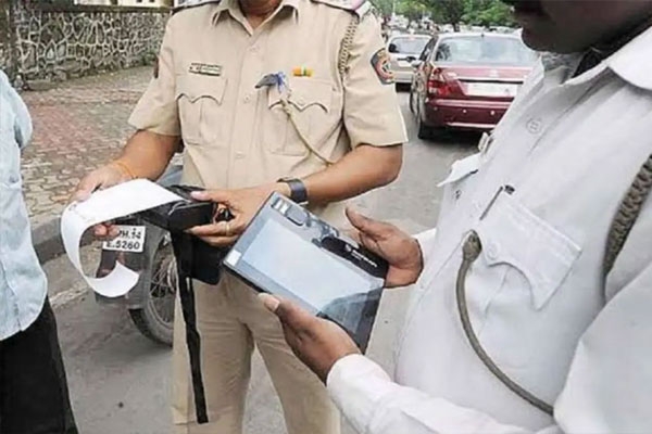 Dispute with police over challan