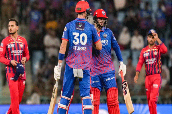 LSG vs DC मॅचमध्ये गरमागर्मी; दोन खेळाडू एकमेकांशी भिडले! VIDEO