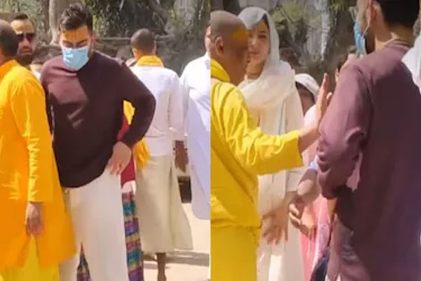 Virat spotted in Vrindavan