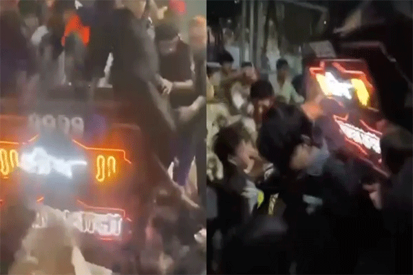 मुंब्रा हादरले! सांडळ मिरवणुकीत डीजे कोसळून ७-८ जण गंभीर जखमी