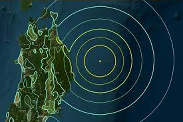 7.4 magnitude earthquake in Japan