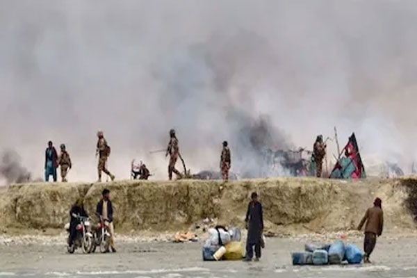 Iran Balochistan border operation, Rask area militant clash