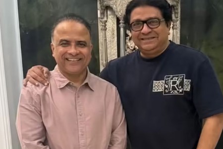 समीर चौघुलेने घेतली राज ठाकरेंची भेट