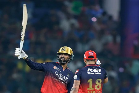 साई सुदर्शनचा कृणाल पांड्यावर जबरदस्त षटकार