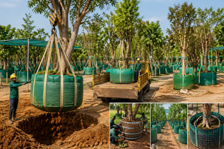 ट्रान्सलोकेटेड ट्री नर्सरी...