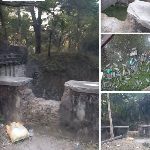 भोसलेकालीन विहिरीची दुर्दशा