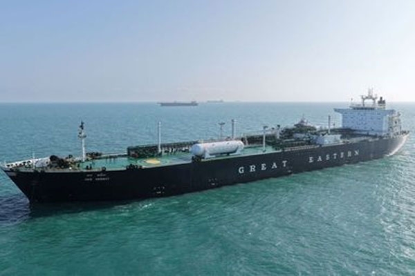 The ship finally left for India