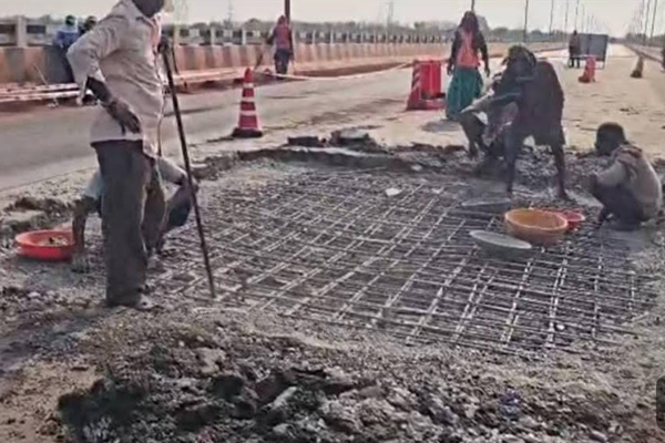 आष्टी येथील निकृष्ट पुलाच्या कामाची चौकशी