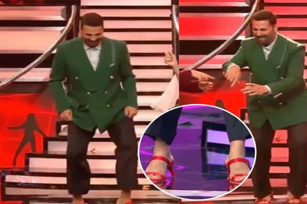 Akshay Kumar high heels dance,