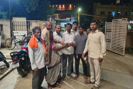 माणुसकीचा पाझर! झोळी भरली...