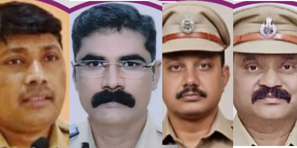 चंद्रपूरच्या चार पोलिसांना महासंचालक सन्मान चिन्ह जाहीर