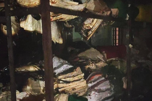 पंचायत समितीच्या अभिलेख कक्षाला आग