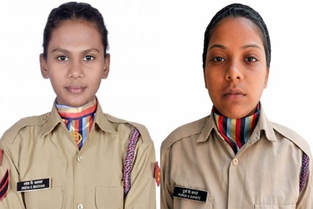 सार्जंट स्नेहा व पूर्वा यांची निलगिरी ट्रेककरिता निवड