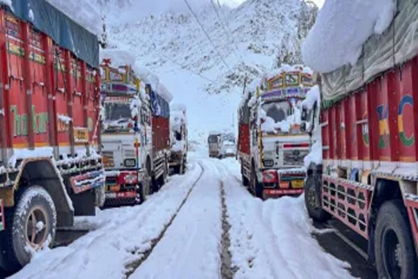 India under snow