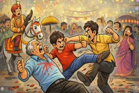 लग्नात नाचण्याच्या वादातून हत्या, एक गंभीर