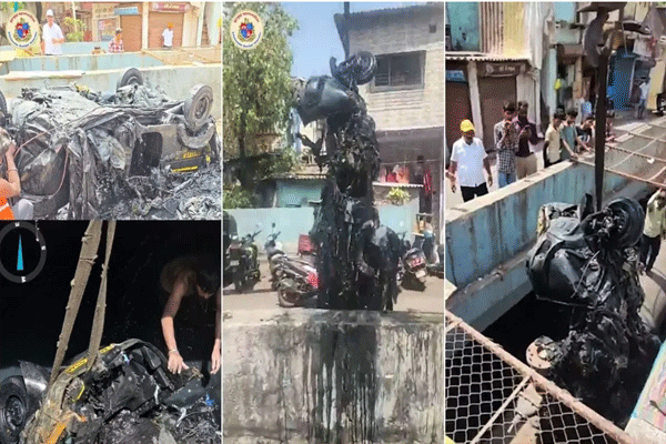 नाल्यात उघडलं भंगाराचं दुकान! फ्रीज-सोफा पाहून BMC चं डोकं चक्रावलं! VIDEO
