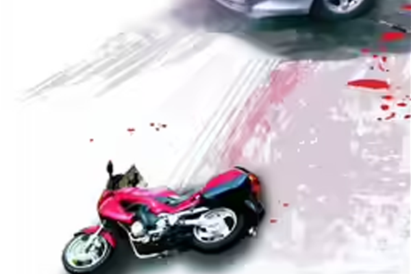 car bike accident