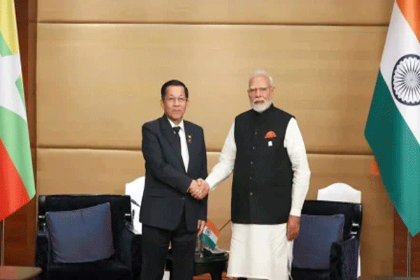 Myanmar President in India Myanmar President in India