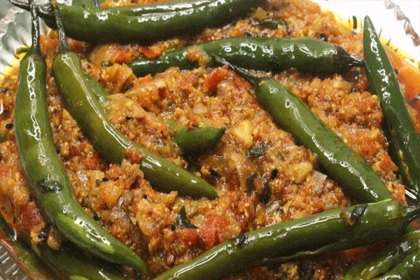  hot chilies with curd