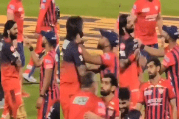 वादानंतर निकोलस पूरनने पकडली कृणाल पांड्याची मान! VIDEO