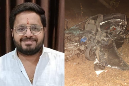 भीषण अपघातात एक युवक जागीच ठार