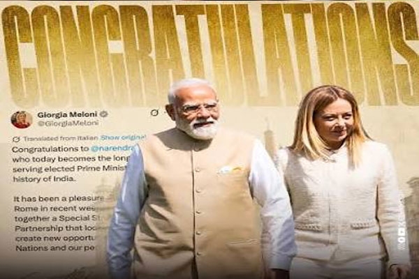 Meloni to Modi