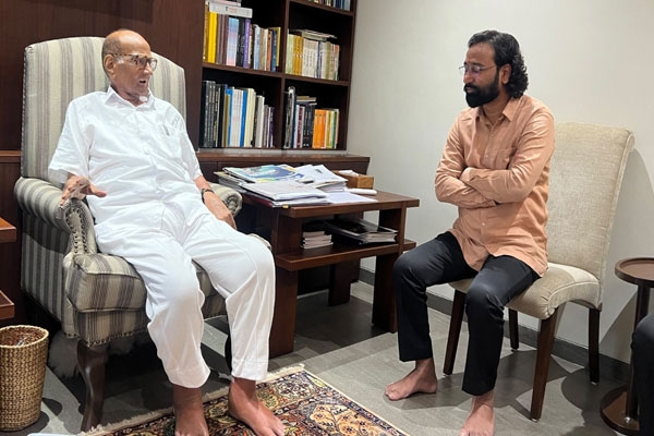 Sharad Pawar Wardha political report card, Atul Wandile meeting Sharad Pawar,