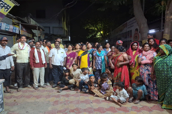 साकेगाव येथील फासे पारधी समजावर अमानुष हल्ला