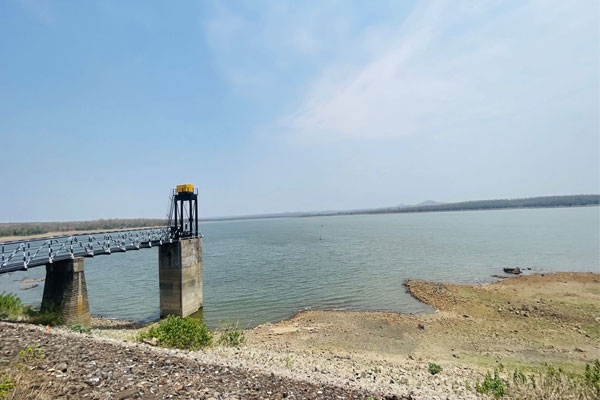 Dham project water level, 36.60 percent water storage Wardha