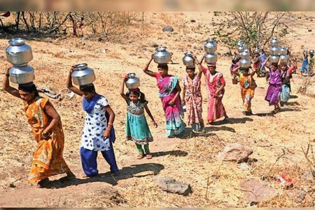भूजल घटल्याने संकट गडद