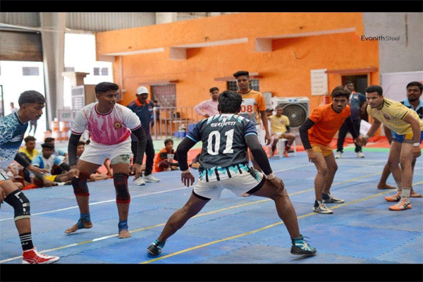 एवोनिथ स्टीलतर्फे कबड्डी निवड चाचणीचे आयोजन