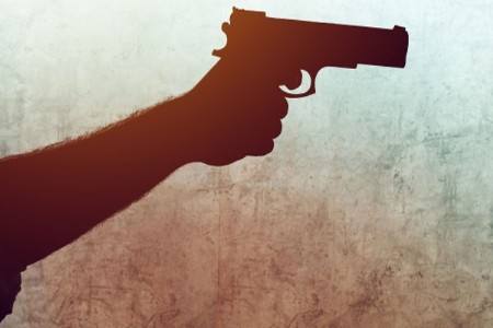 नवऱ्याने बायकोला ४ गोळ्या झाडून संपवले