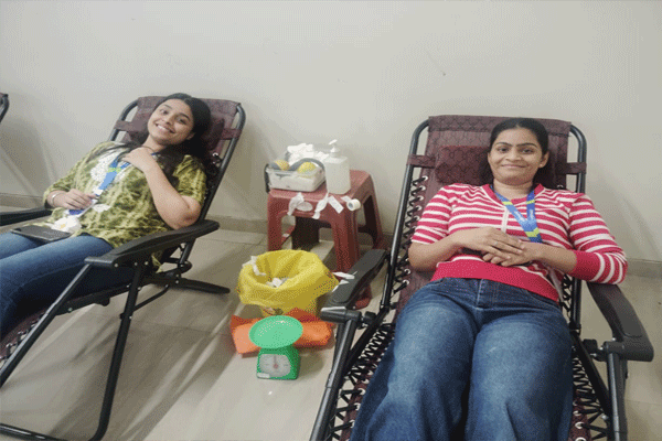 mega blood donation camp at mihan