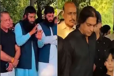 शोएब अख्तरच्या भावाच्या अंत्यविधीत लष्कराचे दहशतवादी!