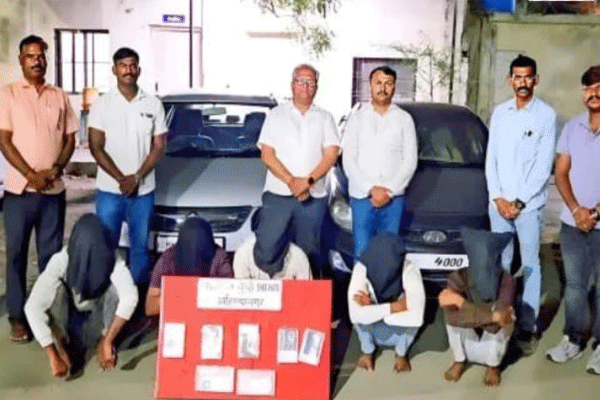 वाहनचालकांना लक्ष्य करणाऱ्या आंतरजिल्हा टोळीचा पर्दाफाश